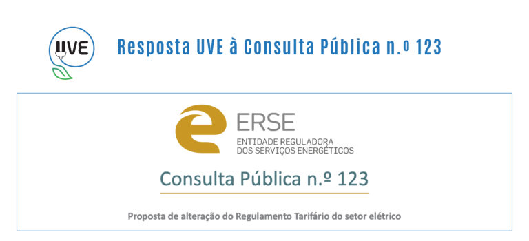 Resposta UVE à Consulta Pública n.º 123 da Entidade Reguladora dos Serviços Energéticos (ERSE)